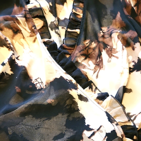 Sheer chiffon blouse size S - Picture 6 of 6